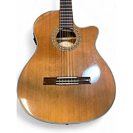 Used Fender CN-240SCE Thinline Natural Classical Acoustic Electric Guitar