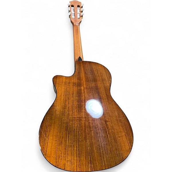 Used Fender CN-240SCE Thinline Natural Classical Acoustic Electric Guitar