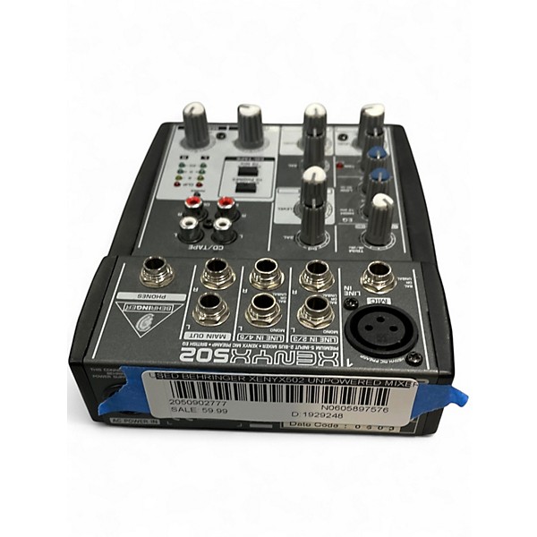 Used Behringer xenyx502 Unpowered Mixer