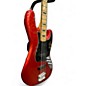 Used 2014 Squier Vintage Modified 70S Jazz Bass Candy Apple Red Electric Bass Guitar