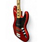 Used 2014 Squier Vintage Modified 70S Jazz Bass Candy Apple Red Electric Bass Guitar