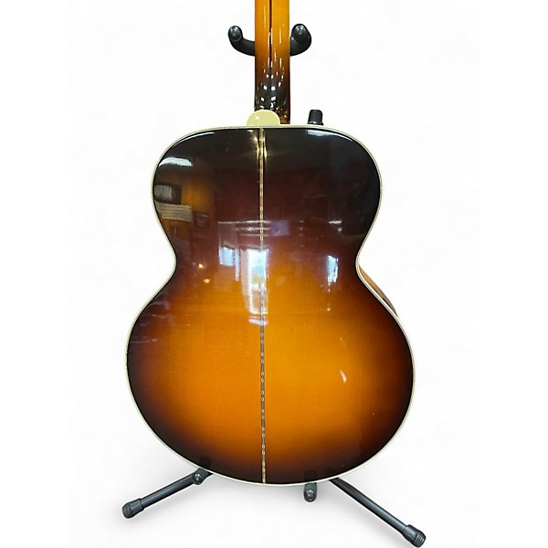Vintage 1990 Gibson J200 3 Tone Sunburst Acoustic Guitar