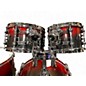 Used SONOR 4 Piece SQ2 Medium Beech Red and Grey Sparkle Drum Kit thumbnail