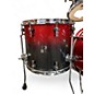 Used SONOR 4 Piece SQ2 Medium Beech Red and Grey Sparkle Drum Kit