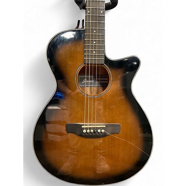 Used Ibanez AEG5012-DVH DARK VIOLIN SUNBURST 12 String Acoustic Electric Guitar