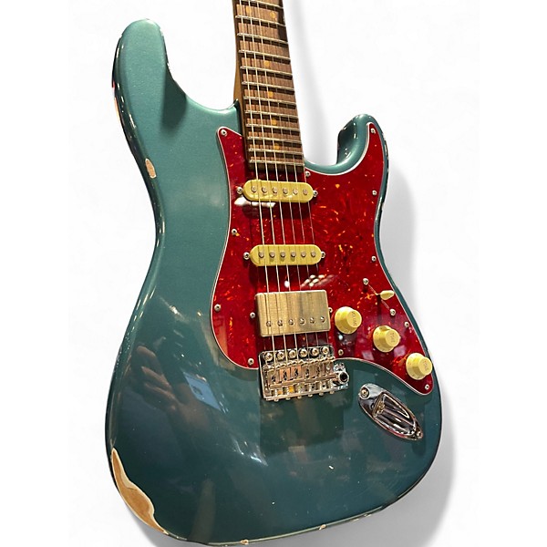 Used Suhr Select Classic S Antique Ocean Turquoise Metallic Solid Body Electric Guitar