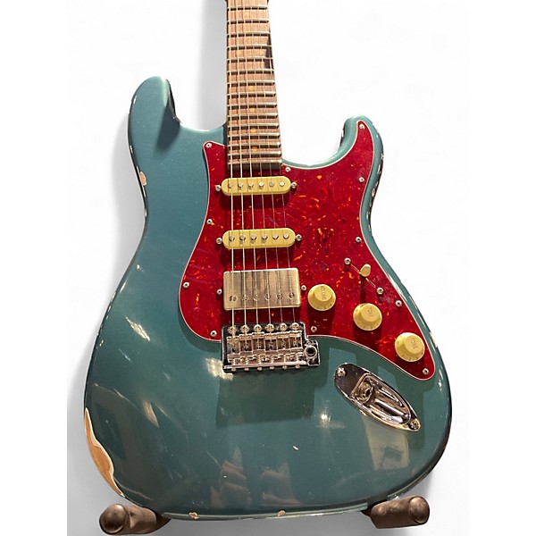 Used Suhr Select Classic S Antique Ocean Turquoise Metallic Solid Body Electric Guitar