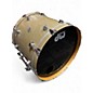 Used DW 22in COLLECTOR'S BASS DRUM GOLD GLASS Drum