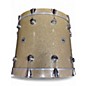 Used DW 22in COLLECTOR'S BASS DRUM GOLD GLASS Drum