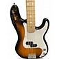 Used Squier Precision Bass 2 Color Sunburst Electric Bass Guitar