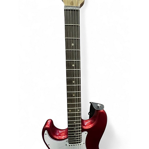 Used Dlaso STRAT COPY (LEFTY) Candy Apple Red Solid Body Electric Guitar