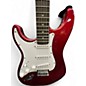 Used Dlaso STRAT COPY (LEFTY) Candy Apple Red Solid Body Electric Guitar