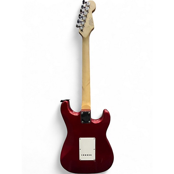 Used Dlaso STRAT COPY (LEFTY) Candy Apple Red Solid Body Electric Guitar