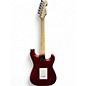 Used Dlaso STRAT COPY (LEFTY) Candy Apple Red Solid Body Electric Guitar