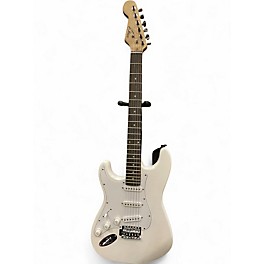 Used Dlaso STRAT COPY (LEFT HANDED) Olympic White Solid Body Electric Guitar