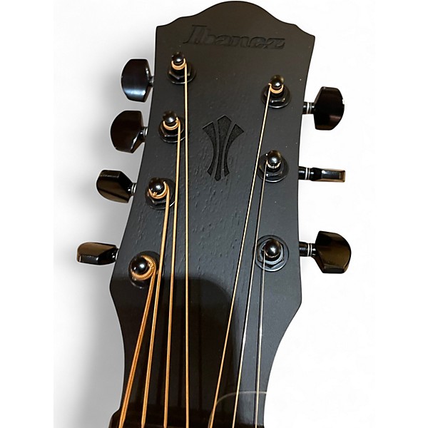 Used Ibanez AEG721 Black Acoustic Electric Guitar