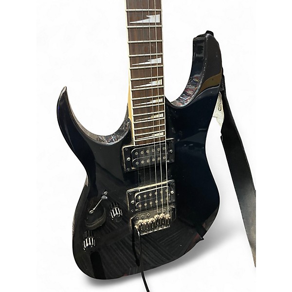 Used Ibanez GRG120BDX Left Handed Black Electric Guitar