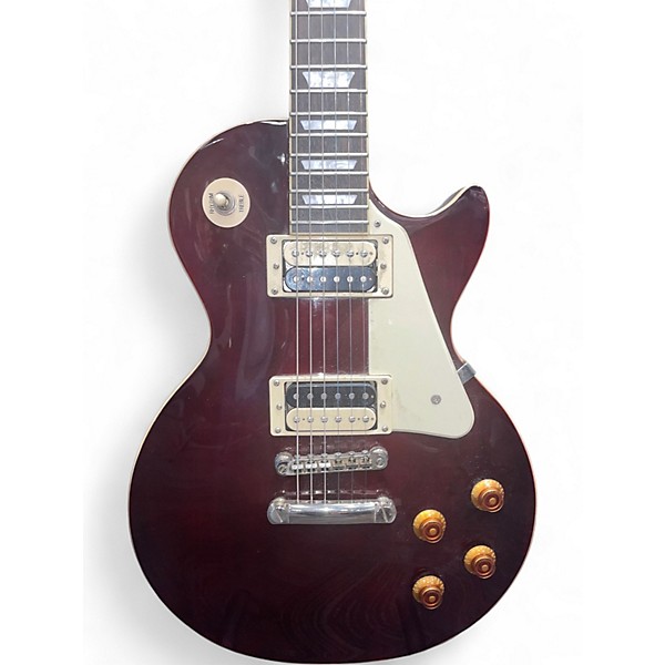 Used 2016 Epiphone Les Paul Traditional PRO II Wine Red Solid Body Electric Guitar