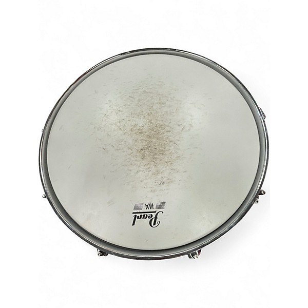 Used Pearl 14in Steel Shell Silver Drum