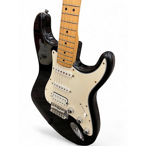 Used Fender Standard Stratocaster Black Solid Body Electric Guitar