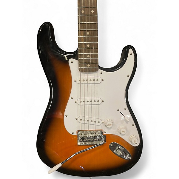 Used Squier Bullet Stratocaster 2 Color Sunburst Solid Body Electric Guitar