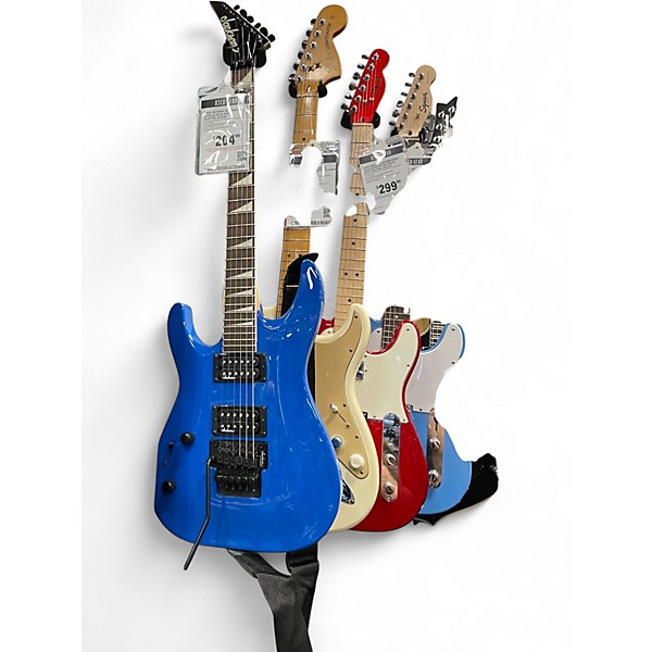 Used Jackson JS32 Dinky LH Blue Solid Body Electric Guitar