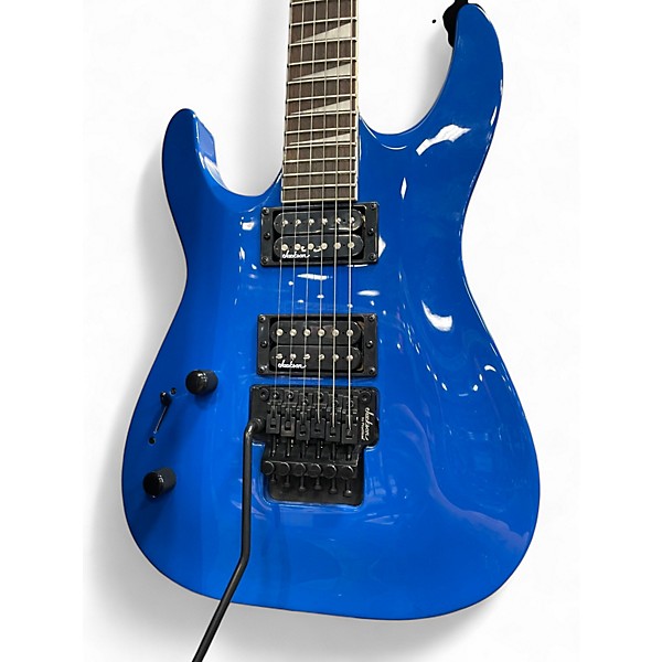 Used Jackson JS32 Dinky LH Blue Solid Body Electric Guitar