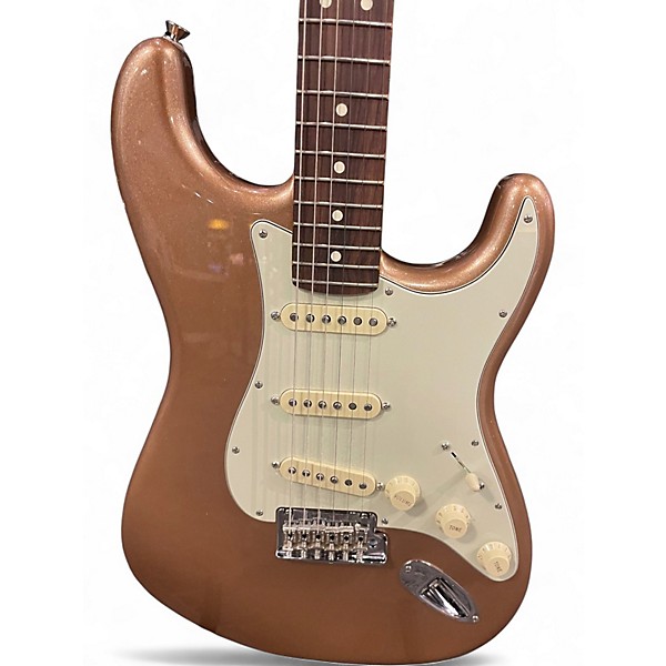 Used Fender American Professional II Stratocaster FIREMIST GOLD Solid Body Electric Guitar