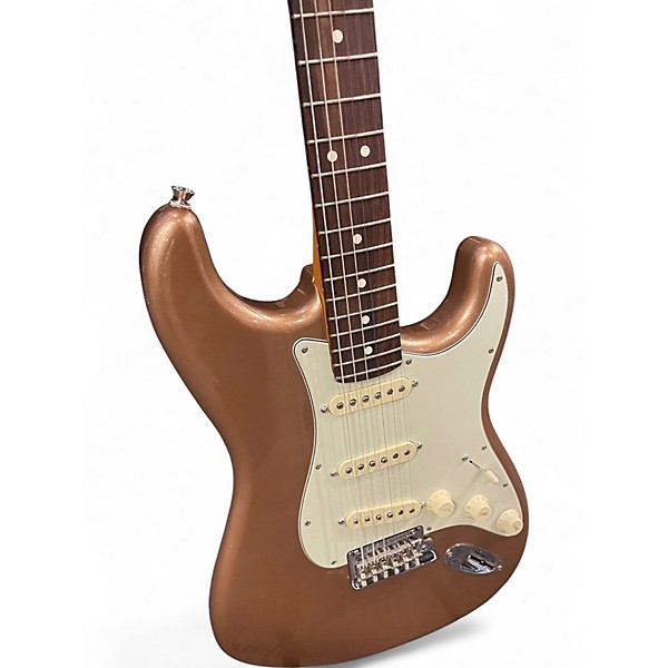Used Fender American Professional II Stratocaster FIREMIST GOLD Solid Body Electric Guitar