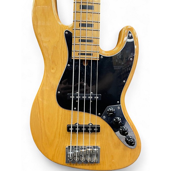 Used Mike Lull MV5 Natural Electric Bass Guitar