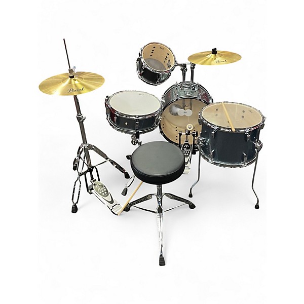 Used Pearl 4 Piece ROADSHOW JAZZ BLUE SPARKLE Drum Kit