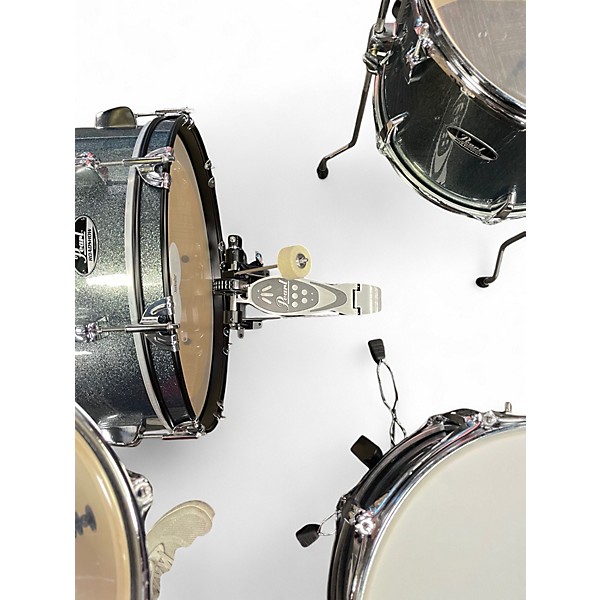 Used Pearl 4 Piece ROADSHOW JAZZ BLUE SPARKLE Drum Kit