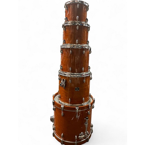 Used Yamaha 5 Piece Oak Custom Natural Drum Kit
