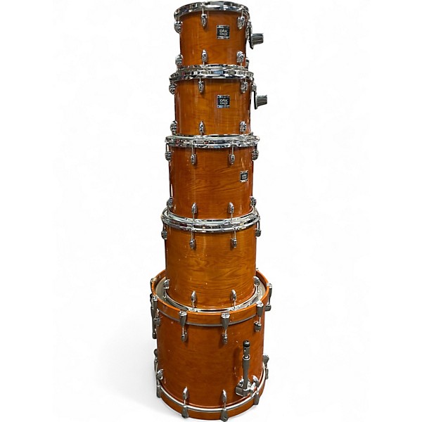 Used Yamaha 5 Piece Oak Custom Natural Drum Kit