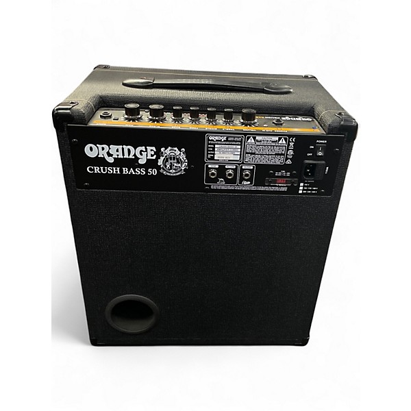 Used Orange Amplifiers Crush Bass 50 Bass Combo Amp