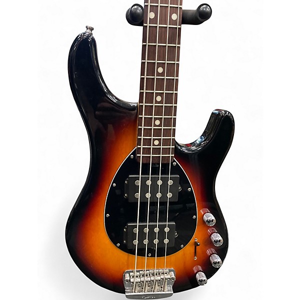 Used Ernie Ball Music Man Sterling HH 3 Tone Sunburst Electric Bass Guitar