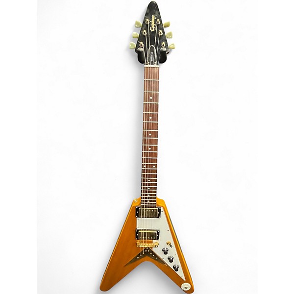 Used Epiphone INSPIRED BY GIBSON FLYING V Natural Solid Body Electric Guitar