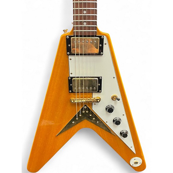 Used Epiphone INSPIRED BY GIBSON FLYING V Natural Solid Body Electric Guitar