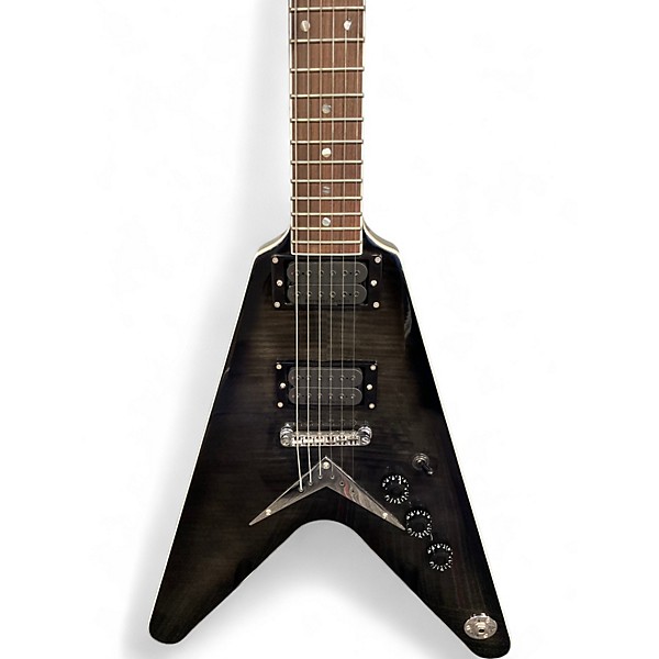 Used 2020s Dean VX Trans Black Solid Body Electric Guitar