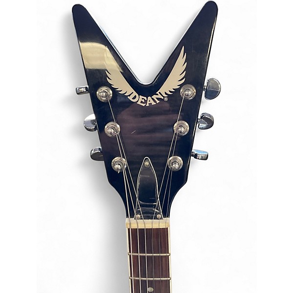 Used 2020s Dean VX Trans Black Solid Body Electric Guitar