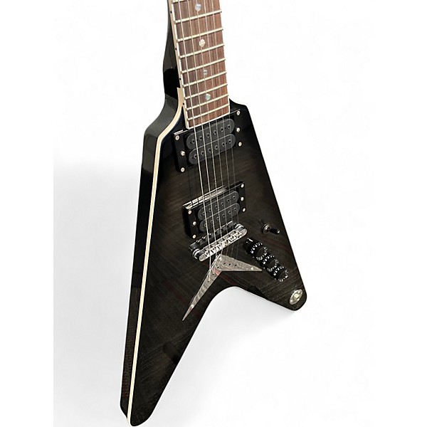Used 2020s Dean VX Trans Black Solid Body Electric Guitar