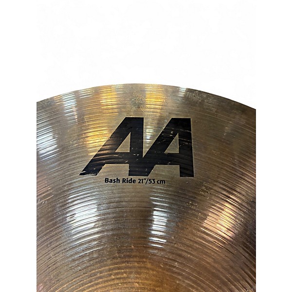 Used SABIAN 21in AA bash ride Cymbal