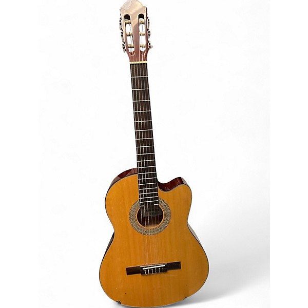 Used Mitchell LC200CE Natural Classical Acoustic Electric Guitar