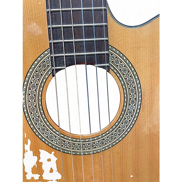 Used Mitchell LC200CE Natural Classical Acoustic Electric Guitar