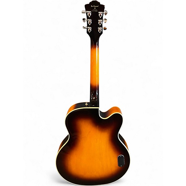 Used De Armond X-155 Sunburst Hollow Body Electric Guitar