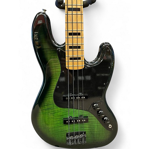 Used Fender FENDER PLAYER JAZZ BASS GREEN BURST Electric Bass Guitar