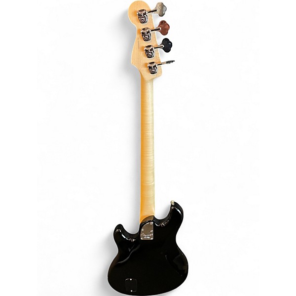 Used Fender American Elite Dimension IV HH Black Electric Bass Guitar