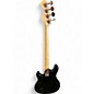 Used Fender American Elite Dimension IV HH Black Electric Bass Guitar
