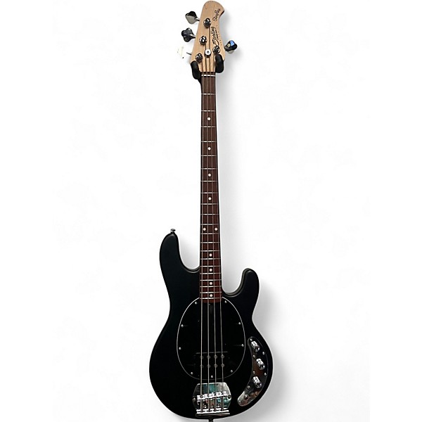 Used Sterling by Music Man Stingray Sub Series Black Electric Bass Guitar