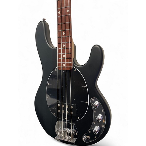 Used Sterling by Music Man Stingray Sub Series Black Electric Bass Guitar